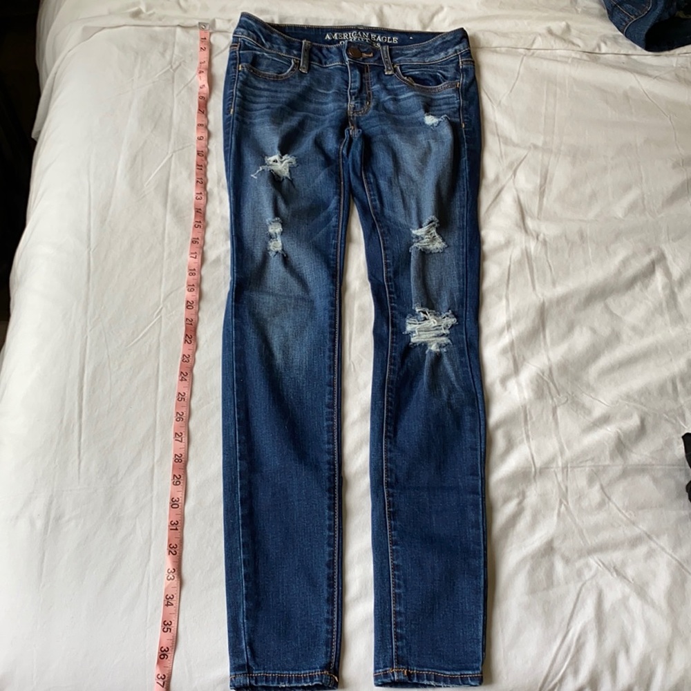 American Eagle Blue Skinny Jeans Size 2 / Small